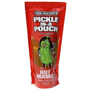 Van Holten's Hot Mama Pickle in a Pouch 12ct